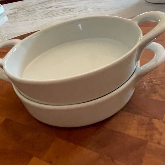 Sur La Table white creme brulee dishes NEW - Picture 7 of 8